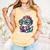 Adorable Book Lover Basilisk With Reading Glasses Cute Comfort Colors Tank Top Grey