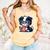 Adorable Book Lover Border Collie With Reading Glasses Cute Raglan Baseball Tee Comfort Colors Tank Top Grey