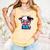 Adorable Book Lover Cow With Reading Glasses Cute Comfort Colors Tank Top Grey
