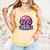 Adorable Book Lover Octopus With Reading Glasses Cute Comfort Colors Tank Top Grey