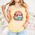 Adorable Book Lover Parrot With Reading Glasses Cute Comfort Colors Tank Top Grey