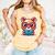 Adorable Book Lover Quokka With Reading Glasses Cute Comfort Colors Tank Top Grey