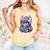 Adorable Book Lover Valkyrie With Reading Glasses Cute Comfort Colors Tank Top Grey