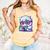 Adorable Book Lover Yeti With Reading Glasses Cute Comfort Colors Tank Top Grey