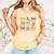 Apple Coquette Bow Books First Day Of School Back To School Comfort Colors Tank Top Grey
