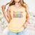 Applied Behavior Analysis Book Wildflower ABA RBT Therapist Premium Tri-Blend Comfort Colors Tank Top Grey