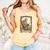 The Aunt Tarot Card Women Skeleton Aunty Book Lover Comfort Colors Tank Top Grey