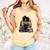 Back To School Afro Melanin Girl Reading Book Bookworm Comfort Colors Tank Top Grey