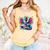 Book Dragon Reading Comfort Colors Tank Top Grey Book Dragon Reading Comfort Colors Tank Top Grey