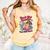 Book Girl Summer Beach Vacation Book Lover Comfort Colors Tank Top Grey