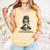 Book Lover Bent Over a Book Comfort Colors Tank Top Grey