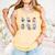 Book Lover Teacher Snowman Reading Books Christmas Winter Comfort Colors Tank Top Grey