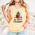 All Booked For Christmas Librarian Reader Xmas Pajama Comfort Colors Tank Top Grey