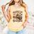 Bookish Retro Western Cowgirl Texas Book Lover Novel Reader Comfort Colors Tank Top Grey