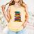 Books Painting Colorful Art Abstract Graphic Books Comfort Colors Tank Top Grey