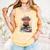 Bookworm Cute Baby Highland Cow Reading Book Comfort Colors Tank Top Grey