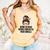 Born To Read Books Forced To Read Emails Messy Bun Reading Comfort Colors Tank Top Grey