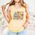 All Is Calm Said No Teacher Ever Book Christmas Tree Comfort Colors Tank Top Grey