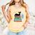 Cat And Books Retro Midcentury Mid Century Aesthetic Comfort Colors Tank Top Grey