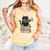 Cat Reading Book Comfort Colors Tank Top Grey