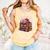 Chapter 67 Floral Book Stack Comfort Colors Tank Top Grey