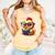 Chicken Reading a Book Farm Animal Chick Comfort Colors Tank Top Grey