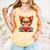 Chihuahua Reading a Book Dog Comfort Colors Tank Top Grey