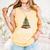 Christmas Book Tree All Booked For Xmas Comfort Colors Tank Top Grey