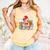 Christmas Gingerbread Man Reading Book Snowflake Teacher Comfort Colors Tank Top Grey