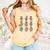 Christmas Library Gingerbread Man Books Lover Bookworm Comfort Colors Tank Top Grey