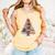 Christmas Tree Book Bookworm Comfort Colors Tank Top Grey