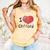 Clifford The Big Red Dog I Heart Clifford Childrens Books Comfort Colors Tank Top Grey