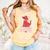 Clifford The Big Red Dog Pink Text With Bow Illustrated Book Comfort Colors Tank Top Grey Clifford The Big Red Dog Pink Text With Bow Illustrated Book Comfort Colors Tank Top Grey