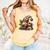 Coffee And Book Reading Accessories For Book Lovers Gnome Comfort Colors Tank Top Grey