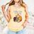 Coffee Cats & Books Lover For Women & Girls Coffee Comfort Colors Tank Top Grey