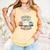 Coffee Crochet Good Book Bookish Yarn Crafter Comfort Colors Tank Top Grey