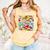 Comic Book Pop Art Modern Fun Comfort Colors Tank Top Grey