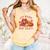 Cozy Readers Book Society Teacher Reading Floral Pumpkin Tee Comfort Colors Tank Top Grey