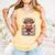 Cute Baby Highland Cow With Reading Book Bookworm Comfort Colors Tank Top Grey