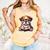 Cute Dog Puppy English Bulldog Reading Book Comfort Colors Tank Top Grey