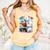 Cute Polar Bear Is Reading a Book Reading Polar Bear Comfort Colors Tank Top Grey