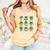 Cute Shamrock Reading Books St Patrick's Day Teacher Reading Comfort Colors Tank Top Grey