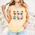 Cute Snowman Reading Books Christmas Winter Book Lover Comfort Colors Tank Top Grey
