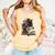 Dog Book Flower Comfort Colors Tank Top Grey