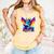 Dragon Reading a Book Bookworm Book Comfort Colors Tank Top Grey
