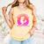 With A Dreamy Far-Off Look And Her Nose Stuck In A Book Comfort Colors Tank Top Grey