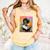 Educated Afro Girl Reading Book Lover History Month Comfort Colors Tank Top Grey