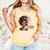 Education Is Freedom History Month Teacher Books Afro Comfort Colors Tank Top Grey