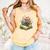Floral Book Bloom Wildflowers Literature Nature Fantasy Comfort Colors Tank Top Grey