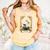 Floral Tarot Card The Reader Skeleton Reading Book Comfort Colors Tank Top Grey